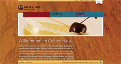 Desktop Screenshot of gelbes-haus.de